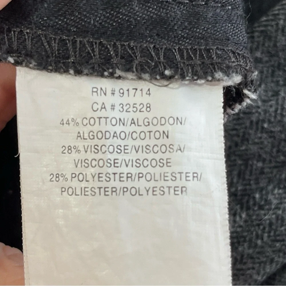 Armani Exchange Mens Pants size 33 Regular Gray Pockets Dress Pants Office